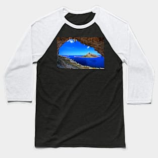 Grande Grotta, climbing paradise - Kalymnos island Baseball T-Shirt